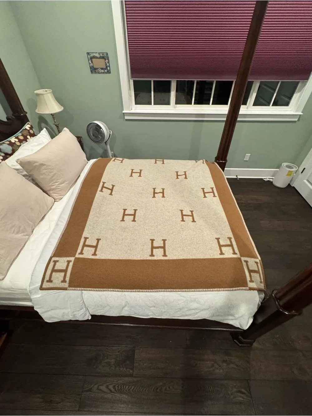 Authentic Hermès Avalon Wool & Cashmere Blanket